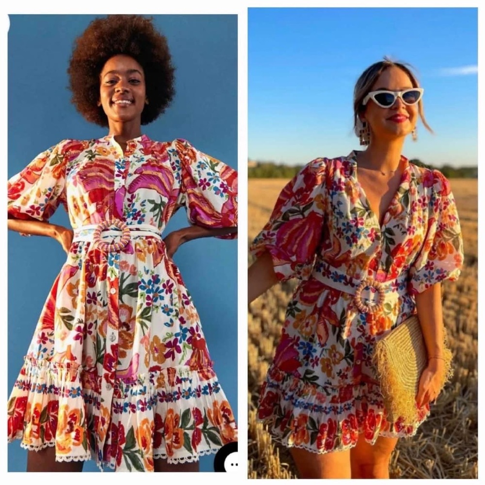 Farm Rio Spring Bananas Dress